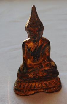 Budha zlacená mosaz Budha zlacená mosaz